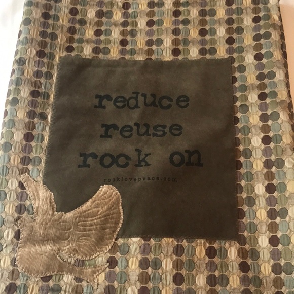 🌟Reduce, Reuse, Recycle Mossy Green Tote - Picture 3 of 6